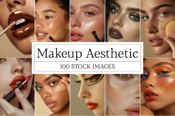 Enhance Your Creative Projects with 100 Premium Makeup Stock Images