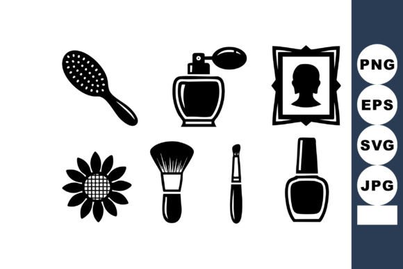 Enhance Your Design Projects with the Beauty Accessories Vector Set