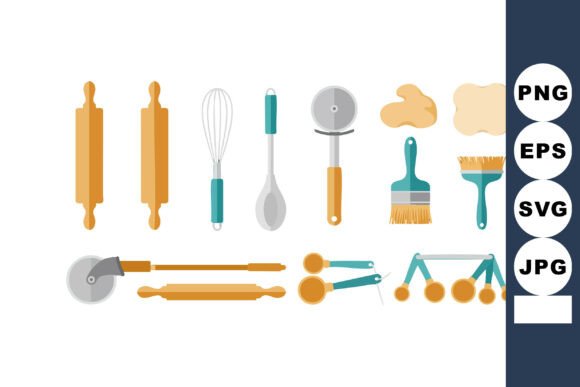 Kitchen Tools and Utensils Collection: A Versatile Resource for Creatives and Home Cooks