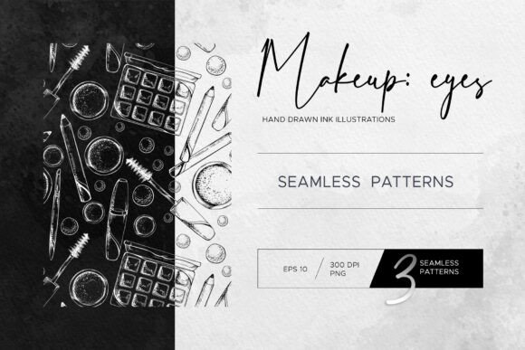 Makeup Cosmetic Eyes: Seamless Patterns – Elevating Creativity in the Beauty Industry